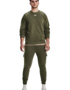 Under Armour Bluza cu decolteu la baza gatului si maneci raglan pentru fitness Rival - Kaki