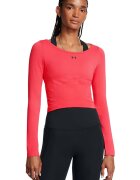Under Armour Bluza cu decolteu rotund - pentru antrenament - Rosu