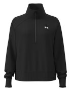 Under Armour Bluza de trening cu fermoar scurt si maneci raglan - Negru stins