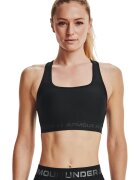 Under Armour Bustiera cu sustinere medie pentru fitness - Negru