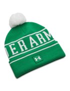 Under Armour Caciula cu ciucure Halftime - Alb/Verde
