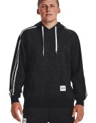 Under Armour Hanorac cu dungi laterale pentru fitness Ua Essential Heritage - Alb/Negru