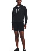 Under Armour Hanorac cu fermoar si logo brodat pentru antrenament Essential Script - Negru stins