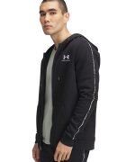 Under Armour Hanorac din fleece cu logo - pentru fitness Icon - Alb/Negru