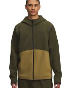 Under Armour Hanorac din fleece Unstoppable - Verde masliniu/Kaki inchis