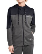 Under Armour Hanorac din tricot cu fermoar - pentru antrenament Recover™ - Negru/Gri