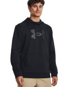 Under Armour Hanorac lejer cu imprimeu logo pentru fitness - Negru