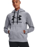 Under Armour Hanorac lejer de fleece cu buzunar kangaroo - pentru antrenament Rival - Gri melange