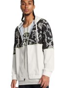 Under Armour Jacheta cu fermoar pentru baschet Baseline - Alb/Negru