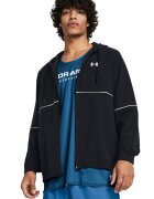 Under Armour Jacheta cu gluga si fermoar pentru baschet - Negru
