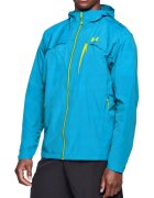 Under Armour Jacheta impermeabila pentru drumetii Scrambler - Albastru aquamarin