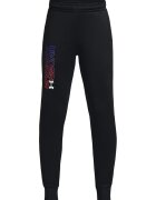 Under Armour Pantaloni c logo pentru fitness - Negru
