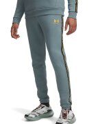 Under Armour Pantaloni cu snur pentru fitness Icon - Gri cenusiu/Portocaliu mandarina