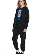 Under Armour Pantaloni de trening cu snur de ajustare in talie pentru fitness Rival - Alb/Negru