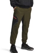 Under Armour Pantaloni de trening cu snur - pentru fitness - Negru/Kaki inchis