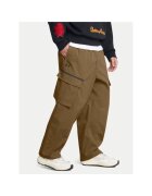 Under Armour Pantaloni din material Unstoppable 1388827 Maro Loose Fit - Poliester