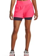 Under Armour Pantaloni scurti 2-in-1 pentru alergare Stamina - Violet/Roz
