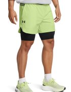 Under Armour Pantaloni scurti 2in1 pentru antrenament Vanish Elite - Negru/Verde fistic