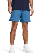 Under Armour Pantaloni scurti cambrati cu banda logo in talie - pentru antrenament Vanish - Albastru deschis