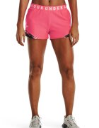 Under Armour Pantaloni scurti cu banda logo in talie - pentru antrenament Play Up 3.0 - Negru/Roz