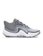 Under Armour Pantofi mid-cu pentru baschet Spawn 6 - Gri