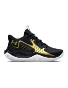 Under Armour Pantofi mid-cut pentru baschet Jet '23 - Auriu/Negru