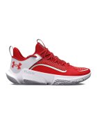 Under Armour Pantofi slip-on pentru baschet Flow FUTR X 3 - Gri/Rosu inchis/Verde menta