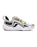 Under Armour Pantofi sport barbati 303778316 - Sintetic/Textil - Alb - Auriu/Negru stins/Alb optic