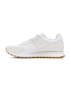 Under Armour Pantofi sport Essential Runner cu garnituri de piele - Alb optic/Caramel/Bej deschis