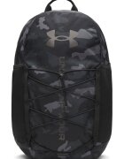 Under Armour Rucsac unisex cu finisaj rezistent la apa Hustle 6.0 - 26 L - Negru stins/Gri inchis