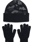 Under Armour Set de manusi si caciula tricotate - Negru/Gri antracit