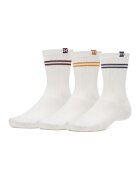 Under Armour Set de sosete lungi pentru fitness - 3 perechi - Alb