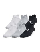 Under Armour Set de sosete pana la glezna cu aspect striat - 6 perechi - Negru