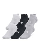 Under Armour Set de sosete pana la glezna cu detaliu logo Essential - 6 perechi - Negru/Gri