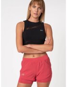 Under Armour Top crop - pentru fitness Warrior - Negru