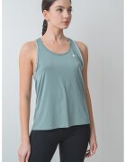 Under Armour Top cu decupaj pe partea din spate pentru fitness Knockout - Verde deschis