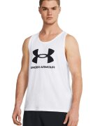 Under Armour Top cu imprimeu logo - pentru antrenament Sportstyle - Alb optic