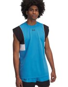Under Armour Top cu logo pentru baschet Ua Zone - Negru/Albastru