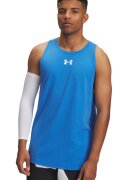 Under Armour Top lejer pentru baschet Zone - Alb/Albastru