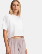Under Armour Tricou crop cu decolteu la baza gatului