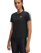 Under Armour Tricou cu benzi logo laterale pentru fitness Tech - Alb/Negru