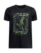 Under Armour Tricou cu decolteu la baza gatului si imprimeu grafic - Verde/Negru