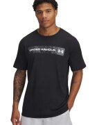 Under Armour Tricou cu decolteu la baza gatului si imprimeu logo cu camuflaj - Negru stins