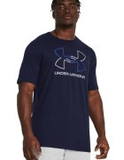 Under Armour Tricou cu imprimeu logo Foundation - Bleumarin
