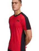 Under Armour Tricou cu imprimeu logo - pentru fitness - Rosu/Negru