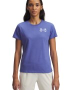 Under Armour Tricou cu logo pentru fitness - Albastru indigo