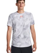 Under Armour Tricou cu logo pentru fotbal - Negru/Gri deschis