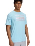 Under Armour Tricou cu logo Team Issue - Albastru pastel
