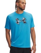 Under Armour Tricou cu maneci raglan - pentru antrenament - Negru/Albastru
