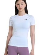 Under Armour Tricou de compresie pentru antrenament HeatGear® - Alb optic